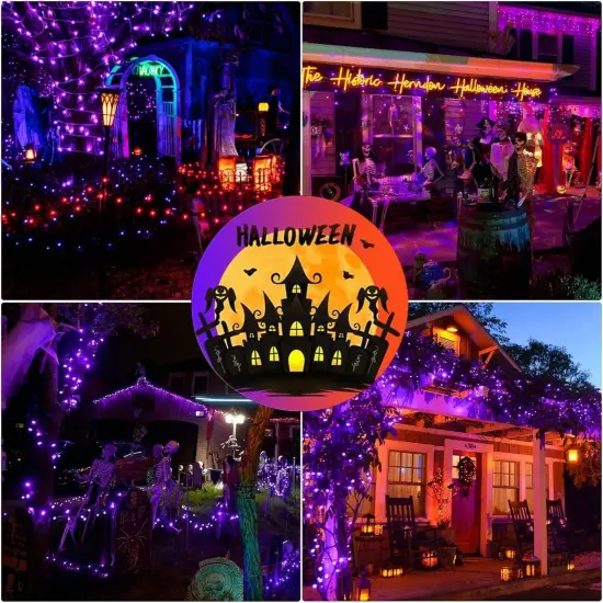 33FT 100 LED Halloween String Lights {5}