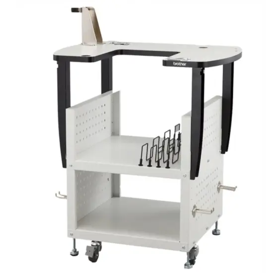 Brother PRS100 & PR-Series Metal Stand with Storage {3}