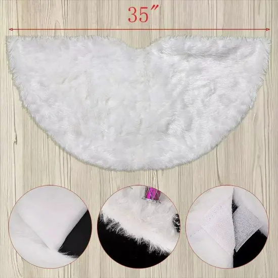 35 Inches Christmas Tree Skirt for Holiday,Home Decoration, Displaying Presents {2}
