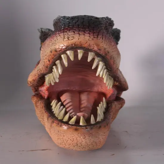 T-Rex Dinosaur Head Medium Life Size Statue {3}