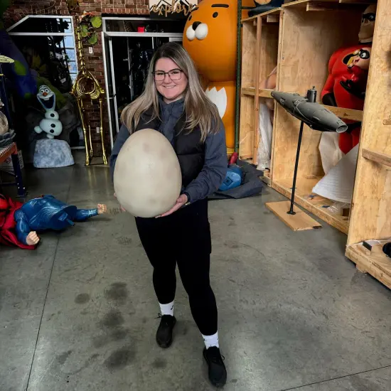 Large Dinosaur Egg Life Size Statue {3}