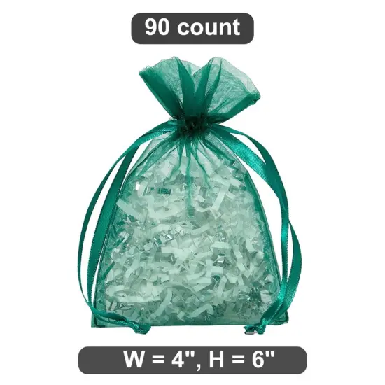 4&rdquo; x 6&rdquo; Organza Bags Elegant and Practical Packaging {1}