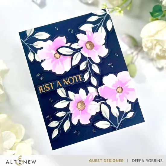 Dynamic Duo: Painted Blossoms & Add-on Die Bundle {2}