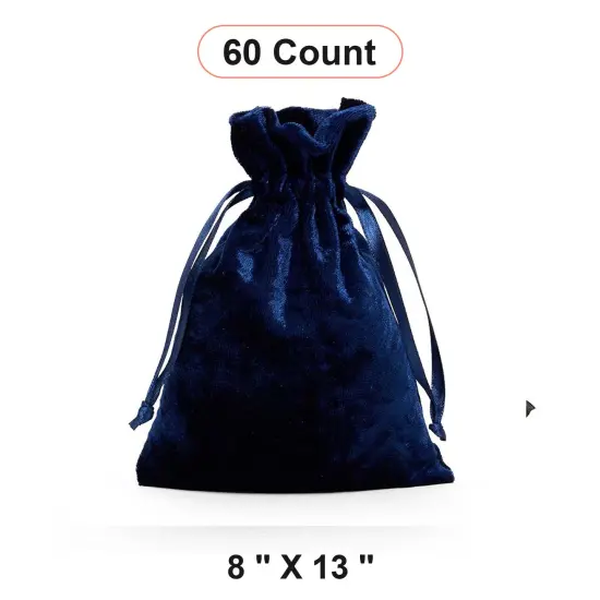 Velvet Storage Pouches 8" x 13" For Large Accessories {1}