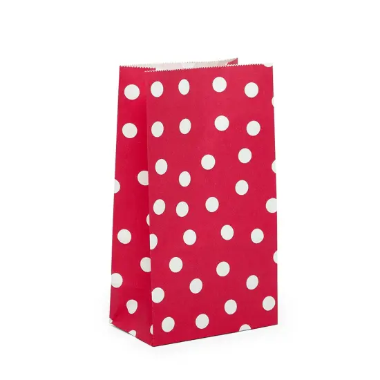 Dot Pattern Sos Food Bags 5'' X 3'' X 9 1/2'' Design {2}