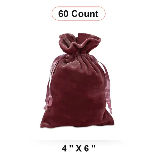Velvet Storage Bags 4" x 6" Perfect for Gifts {1}