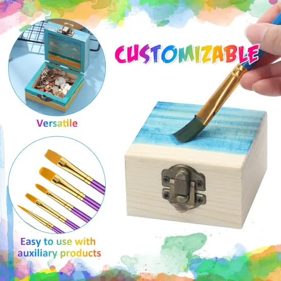 24 Pack Small Wooden Crate Box {3}