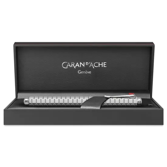 Caran d'Ache Ecridor Avenue Ballpoint Pen - Platinum Coated {1}