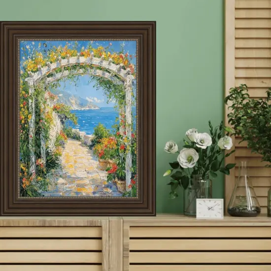 Traditional Scoop Bronze Picture Frame 40x50 frame {7}