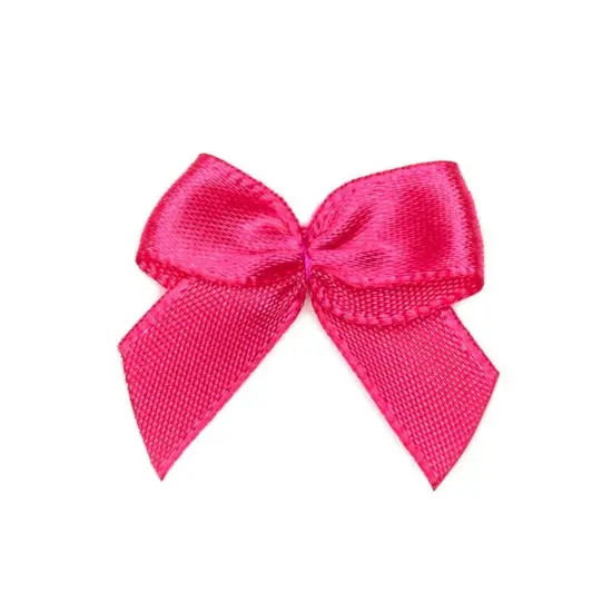 Mini Satin Ribbon Bows for Crafting (Rose Red, 1 Inch, 350-Pack) {5}