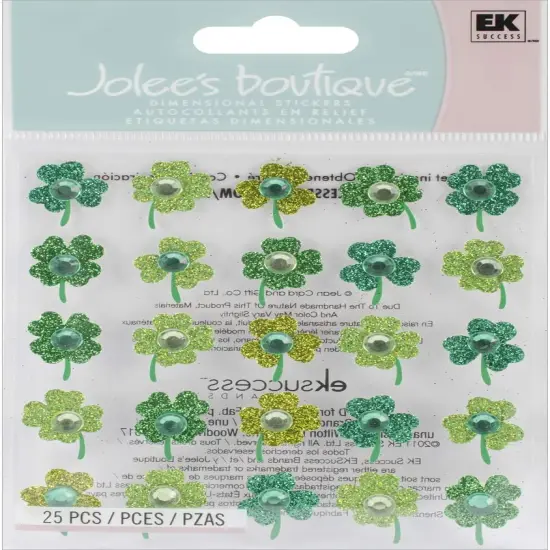 Jolee's Boutique Clover Repeats Dimensional Stickers {1}