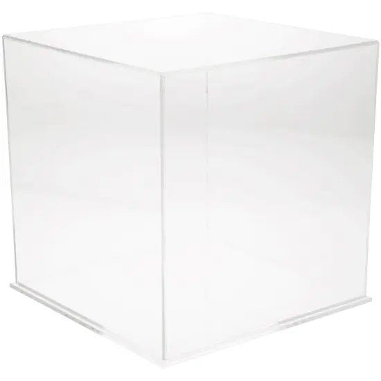 Plymor Clear Acrylic Display Case, 13" x 13" x 13" Clear Base {1}