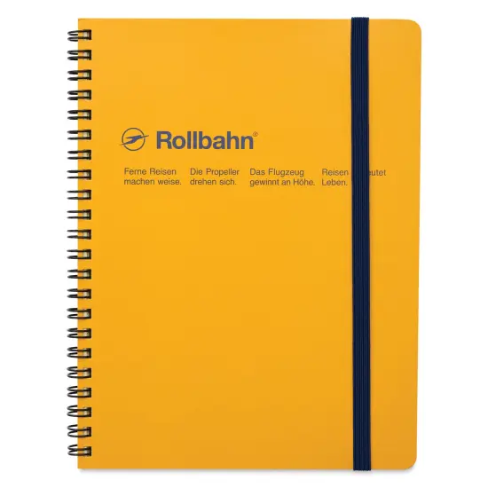Delfonics Rollbahn Classic Spiral Notebook - Yellow, A5 {1}