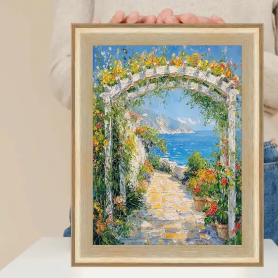 Gold Brushed ModernContemporaryScoop Picture Frame 9x12 frame {7}