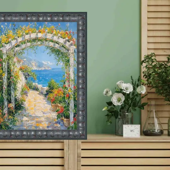 Gotham Gothic Black Ornate Picture Frame 24x30 frame {5}