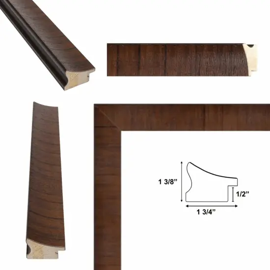 Contemporary Wood Grain Honey Scoop Picture Frame 16x24 frame {5}