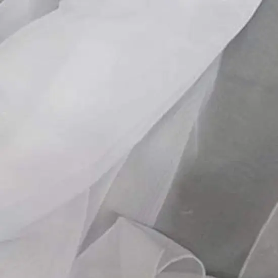 1 Yard Sheer Voile Fabric 118-120&rdquo; Wide Lightweight Draping Material for Events White {4}