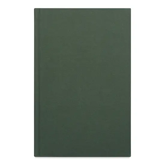 Gry Mattr Essential Linen Dotted Notebook - 5-3/4" x 8-1/2", Forest {1}