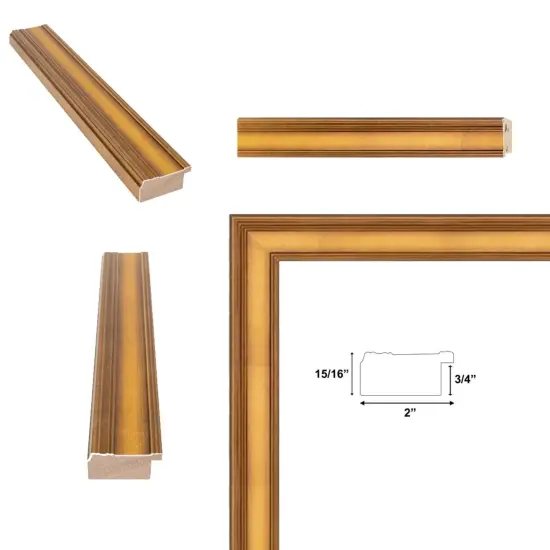 Vintage Antique Gold Picture Frame 20x24 frame {3}