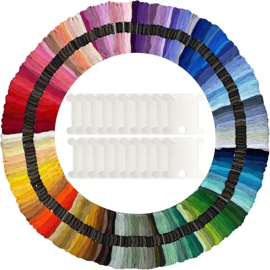 Embroidery Floss 200 Skeins Cross Stitch {1}