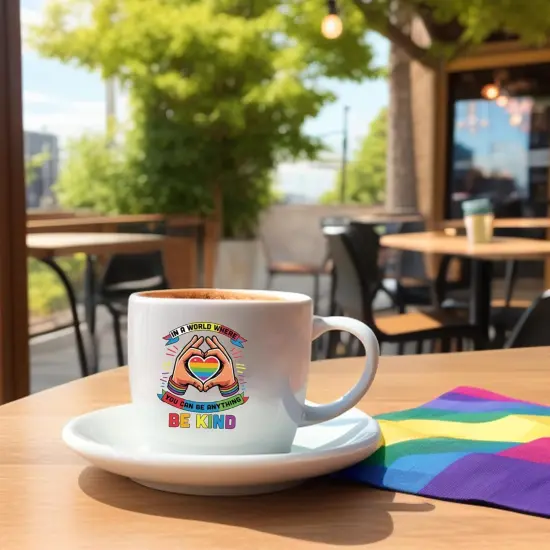 LGBT Pride UV DTF Stickers - 20 Sheets Gay Pride Rainbow Uvdtf Cup Wraps for 16 oz Glass Water Bottle, LGBTQ Equality Parades Funny Cat Butterfly Transfer Sticker Decals Mug Decor Gift for Lesbian {2}