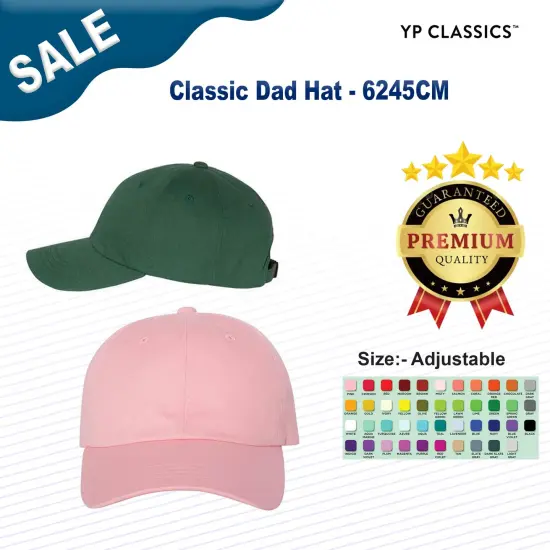 YP Classics&reg; Classic Dad Hat White {3}