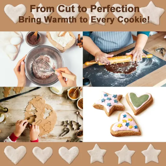 Cookie Cutter Set Circle, Heart, Star & More Shapes 27 Pieces {6}
