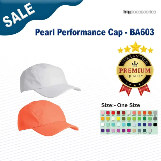 Big Accessories&reg; Pearl Performance Cap CHARCOAL {2}