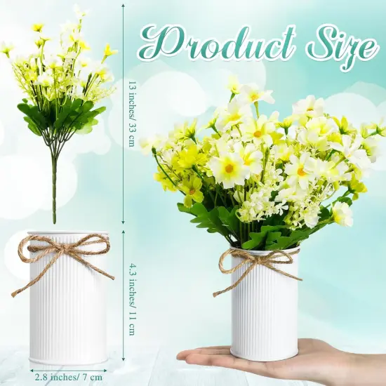 6 Sets Spring Daisy Table Centerpieces {3}