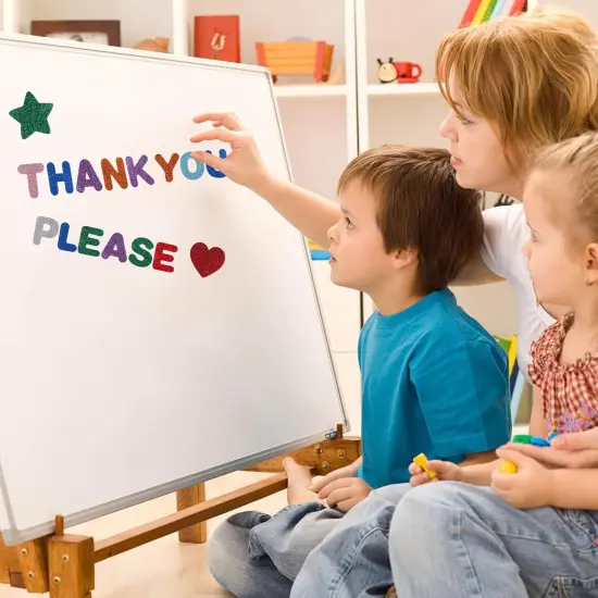 280 PCS Glitter Foam Letter Stickers, 10 Colors A-Z Alphabet Letters Stickers Self Adhesive Letters and Shapes Stickers for Kids DIY Crafts Party Decorations Scrapbooks {5}