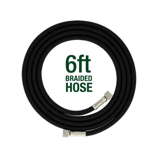 Multi-Purpose Airbrushing System Kit with Portable Mini Air Compressor - Gravity Feed Dual-Action Airbrush plus Air Hose {6}