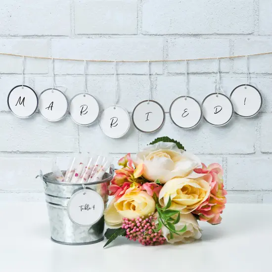 Avery Metal Rim Key Tags, 2-1/4" Diameter Tag, Includes Strings, White, 500 Tags (14316) {6}