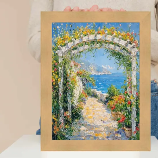 Brushed Gold Metal Bronze Picture Frame 15x15 frame {7}