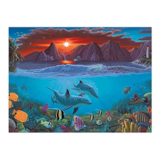 PAL20 | Painting by numbers™ 13pc 11.25" x 13.375" Ocean Life Painting Project {2}