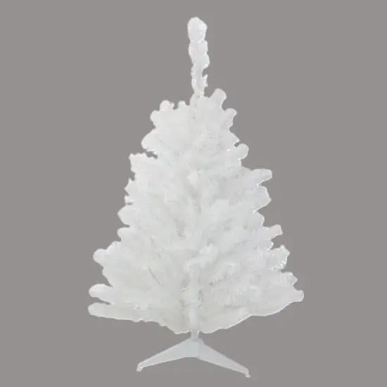 Northlight Medium Snow White Pine Artificial Christmas Tree - 2' - Unlit {3}