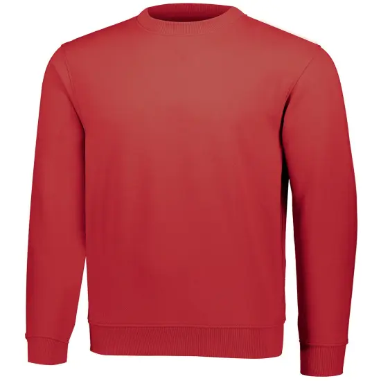 Augusta Sportswear&reg; Adult Fleece Crewneck Sweatshirt RED {1}