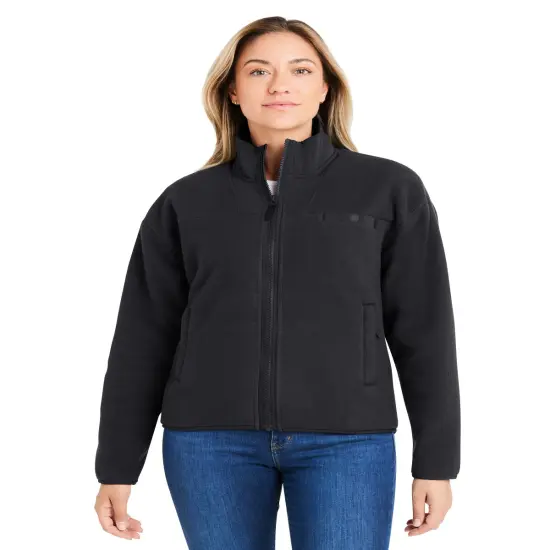 Puma Golf&reg; Ladies Charley Fleece Full-Zip PUMA BLACK {1}