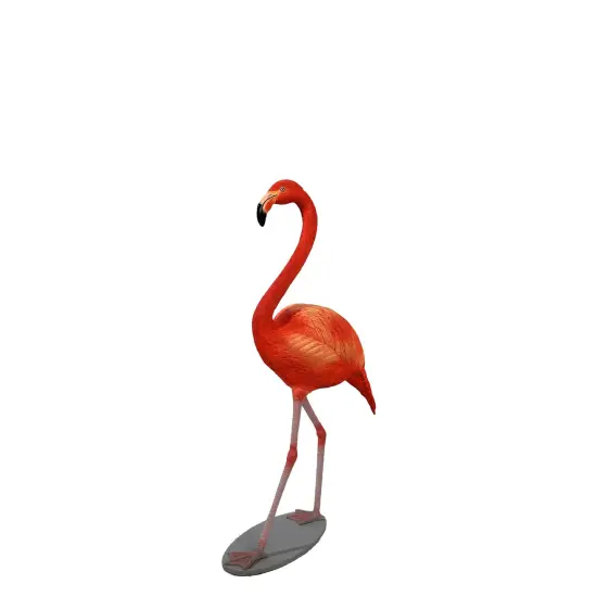 Baby Flamingo Life Size Statue {1}