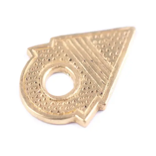 The Bead Chest Brass Talhakimt Arrow Pendant {4}