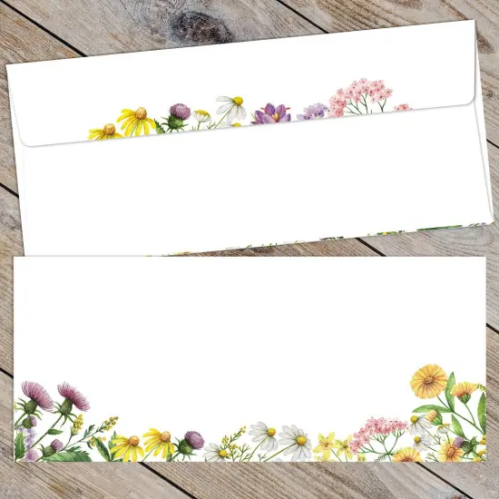 Great Papers! Summer Meadow Coordinating Envelope, Standard #10, 9.5" x 4.125", Gummed Adhesive, 25 Pack  {5}