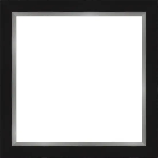 Eva Framed Dry Erase Magnetic Board Black Silver {1}
