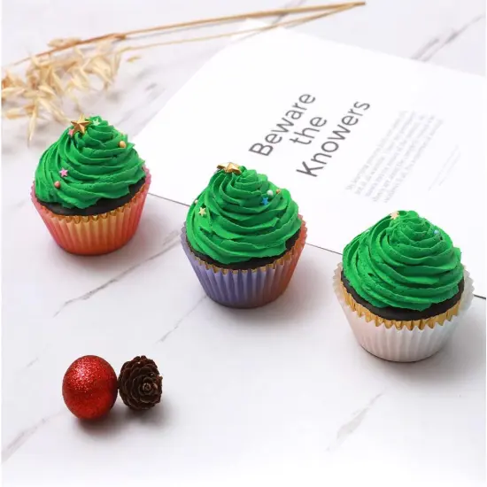 Cupcake Liners Cupcake Cups 300-Count Food Grade Gradient Design Cupcake Papers Baking Cups Cupcake Wrappers {3}