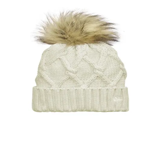 New Era &reg; Faux Fur Pom Beanie Heather Grey {4}