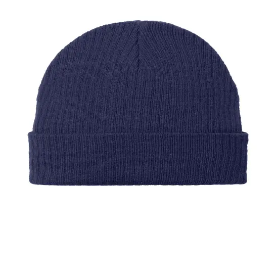 Port Authority&reg; Recycled Beanie Eco Friendly True Royal {4}