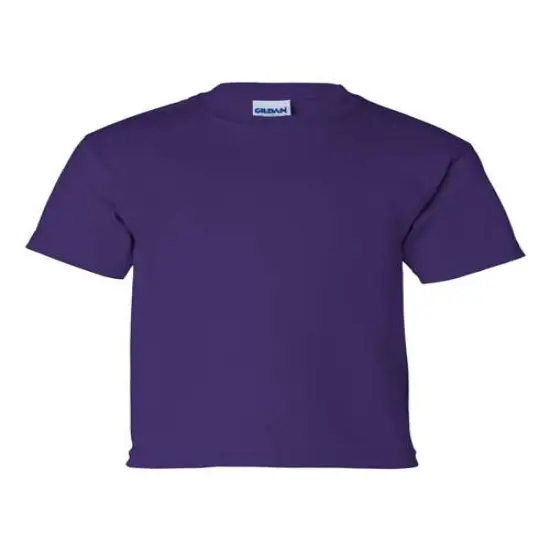 Gildan&reg; Classic Fit Crewneck short sleeve Youth Tee Purple {2}