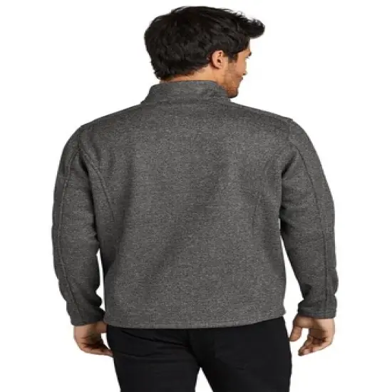 OGIO&reg; Grit Fleece Half Zip Blacktop {7}