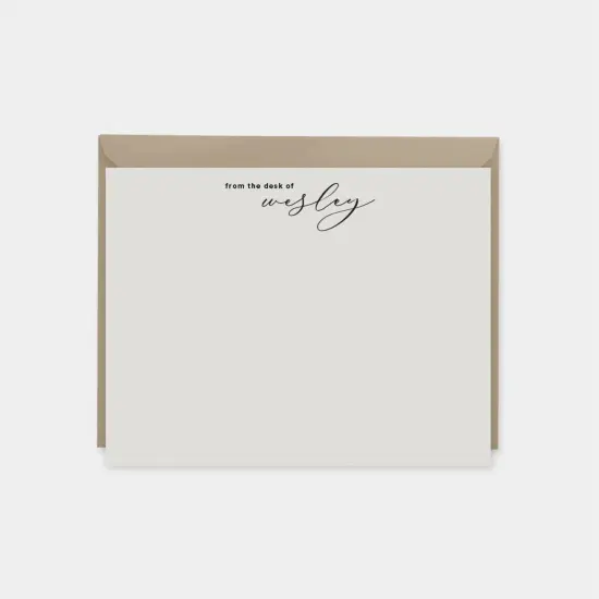 Elegant Script Note Cards {1}