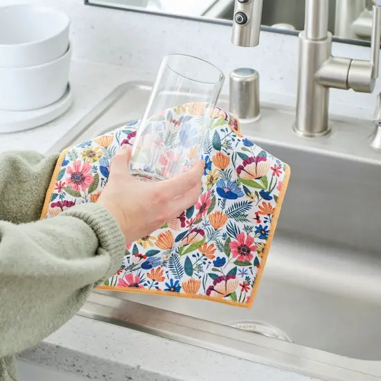 Field Of Flowers All-Purpose Microfiber Towels, Set of 4 {2}