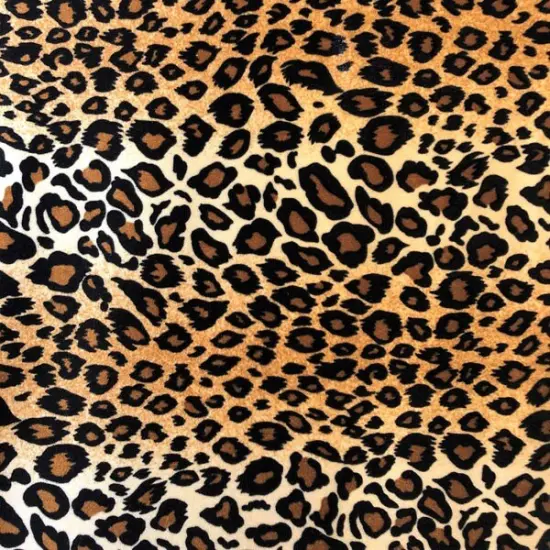 Safari Printed Stretch Velvet Fabric Zebra {3}