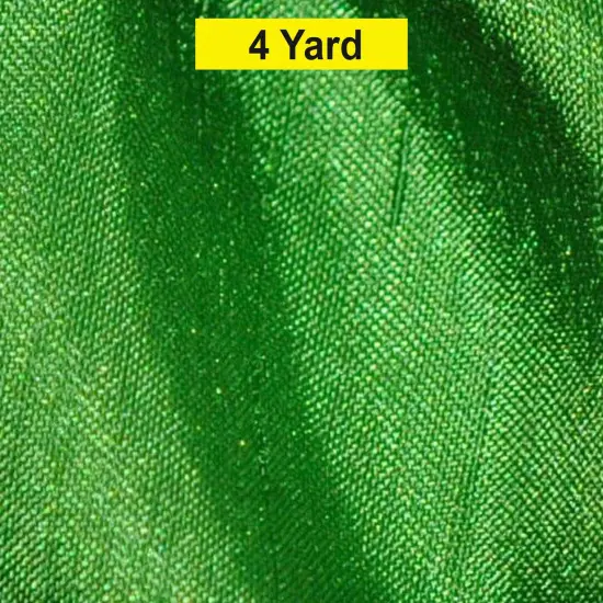 Shantung Satin Fabric Satin Dupioni Silk for Apparel and Garments 60" wide Apple Green {1}